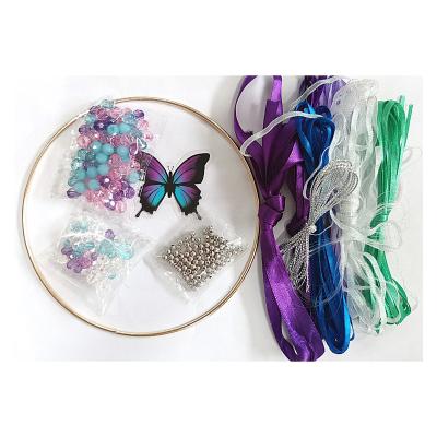 China Multicolor Dream Moon Butterfly Star Art Decor Diy Accessories Home Decoration Catcher Catcher for sale