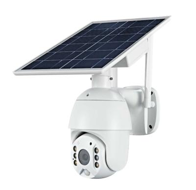 China IP65 Solar Battery 1080P PTZ Dome Camera System P2P Security CCTV Solar CCTV Wifi Camera Outdoor Waterproof Solar Powered Camera Prices for sale