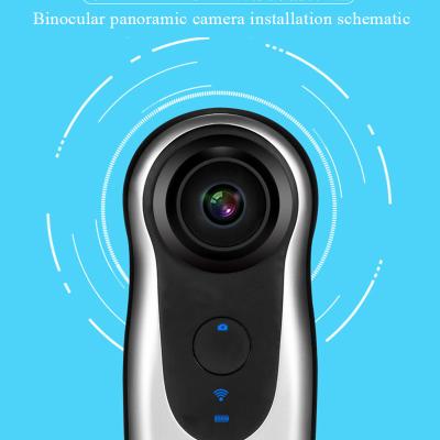 China Portable Factory Sales 360Degree Panoramic Binocular Camera Shell Private Model Shell Indoor Outdoor Waterproof Camera accessories for sale