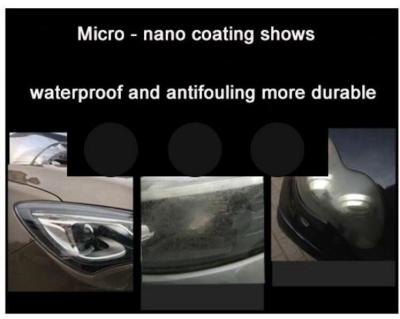 China Micro Nano Coating Headlight Tint Film Antifouling Automobile Lamp Film for sale