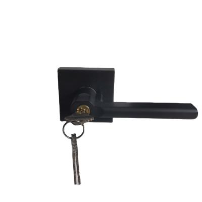 China Leverset Square Lever Price Best American Standard Zinc Alloy Tubular Door Lock ANSI Standard Grade 3 Wood Door Handle Lock for sale