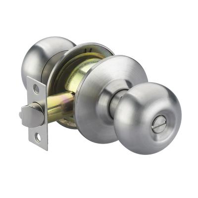 China Wholesale High Quality Zinc Alloy Cylindrical Round Cylinder Knob Door Lock Round Round Cylindrical Knob Lock Set for sale