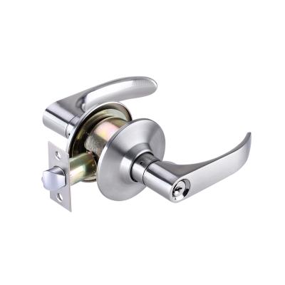 China USA Canada wide market best application lever door lock satin nickel finish cylindrical door lock Guangdong hyh hardware knob handle lockset for sale