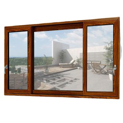 China Standard Magnetic Screen Aluminum Sliding Windows With Window Screen Aluminum Windows / Sliding Window for sale