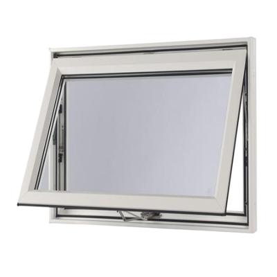 China Hot Selling Magnetic Screen Easy Open Operate Awning Door Aluminum Window With Double Tempered Reflective Glass for sale