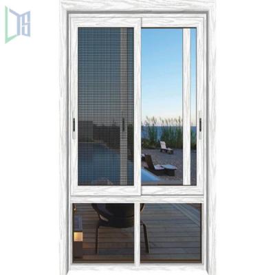 China Aluminum Single Hung Magnetic Screen Hot Selling Vertical Sliding Glass Window For Home for sale