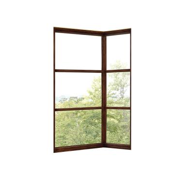 China Good Magnetic Fixed Stained Glass Factory Price Direct Aluminum Fixed Screen Window for sale