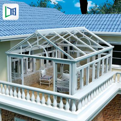 China Conservatory Building Solarium Solarium Modern Bestselling Four Seasons Sunrooms Glass Homes for sale