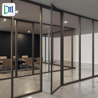 China Modern Low Price Sound Proof Tempered Glass Partitions For Banquet Hall Or Office Hot Product Movable Sound Proof Partition Wall for sale