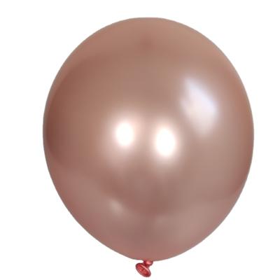 China Party Decoration Good Quality Birthday Party Balloons Garland Arch Round Rose Gold Balloons 12 inch. thick for sale