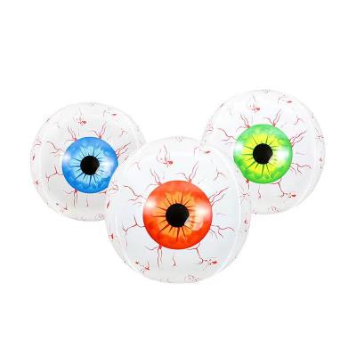 China 2021 Party Decoration Halloween Decoration Blood Shot White Round Balloons 22 Inch Eyeball Bubble Balloons for sale