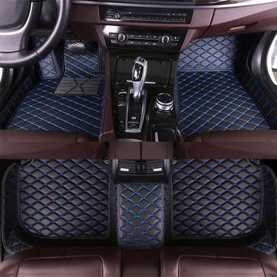 China 3D Car Custom Leather Waterproof/Anti-silp Floor Mats Set Carpet Cover Accessories For Nissan TIIDA Versa X-TRAIL T30 T31 T32 X TRAIL Titan NAVARA for sale