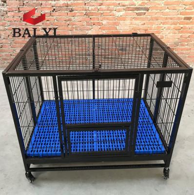 China Best Collapsible Heavy Duty Tube Dog Cages For Bully Dogs for sale