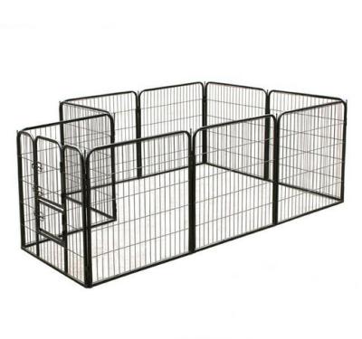 China Sustainable Decorative Indoor Fence For Dogs And Panel Metal Fence For Large Dogs for sale