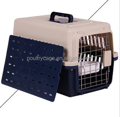 China Breathable Plastic Cage/Carrier/Pet Flight Airplane House/Box/Case for sale