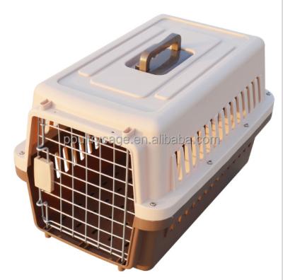 China Plastic Breathable Pet Crate Kennel Dog Travel Carrier (Good Quality) for sale