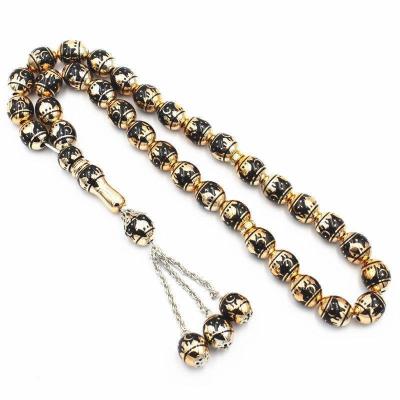 China TASBIH CLASSIC Plastic Islamic 12mm Rosary Muslim Prayer Beads for sale