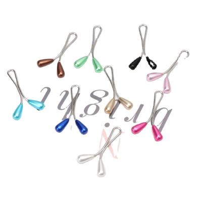 China High Quality Blue Multicolor ALLOY U - Shape Scarf Buckle Muslim Water - Drop Scarf Clip Pin Wholesale for sale