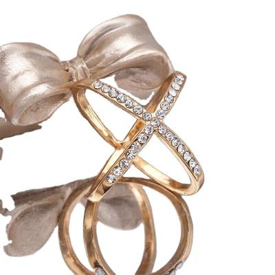 China High-grade Soft Fixed Flower Ring Scarf Ring Buckle Single Ring Buckle Ring Alloy+Water Soft Alloy Drill Pin Wholesale for sale