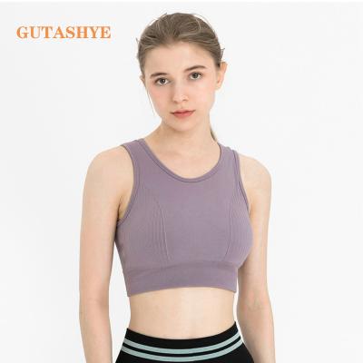 China Wholesale Breathable High Quality Fashionable Seamless Sportswear Sports Bra Female Workout Sports Bra Gym for sale