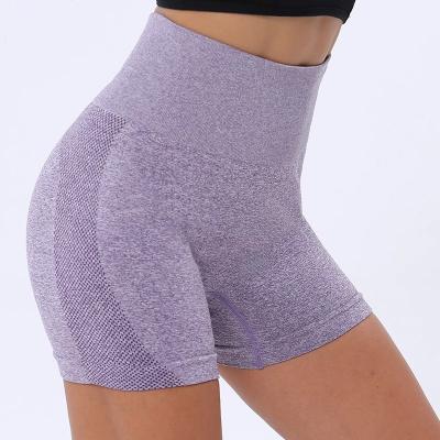 China Breathable Running Seamless Shorts Women Push Up High Waist Fitness Shorts Female Slim Workout Dropship 2020 for sale