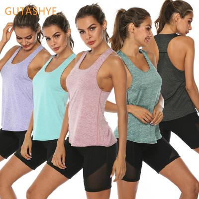 China Wholesale Breathable Summer Gym Fitness Sportswear Sexy Seamless Tank Top For Women for sale