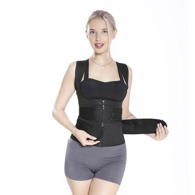 China Women Antibacterial Corset Complete Body Shaper Slimming Waist Trainer Chest Push Up Neoprene Sauna Vest for sale