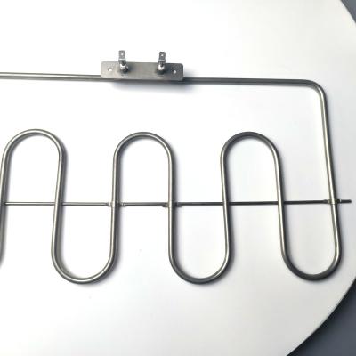 China OEM 60-500mm Outdoor Electric Grill Heating Element Stainless Steel Electric Heater 220v Tube Element for sale