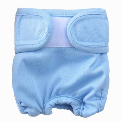 China Viable Female Dog Washable Reusable Sanitary Pads Waterproof Dog Diapers With Tail Hole And Pad Absorbent Area for sale