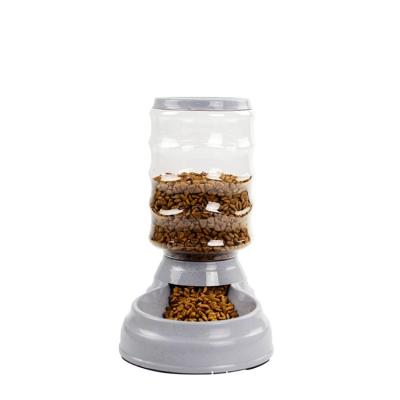 China Good Prices Automatic Dog Cat Feeder Large Capacity Automatic Unplugged Pet Bowl Not Using Electricity for sale