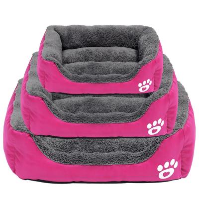 China Autumn Washable Pet Sofa PP Cotton Waterproof Winter Couch Breathable Soft Dog Bed For Jumbo Dogs Pets for sale