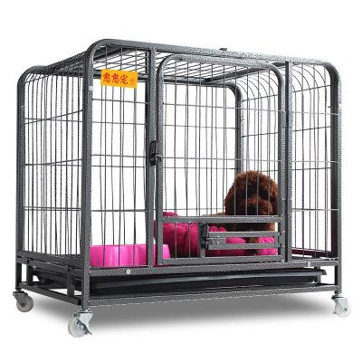 China Sustainable Portable Professional Metal Dog Kennel Dog Cage With Wheels Wholesale Popular Crate for sale