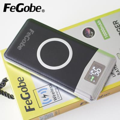 China 2021 Original USA FeGobe gagets battery portable wireless charger power bank 10000mah wireless bestselling for sale