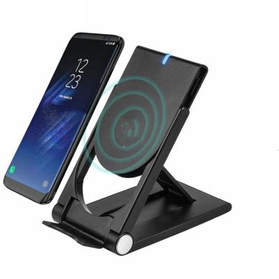 China Foldable Wireless Charger Stand Wireless Charger Stand Holder For All Mobile Phone for sale