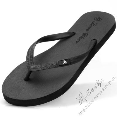 China Simple Flip Flops Black Flip Flops for sale