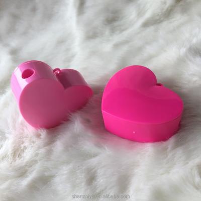 China Heart Shaped Cosmetic Pencil Eyeliner Sharpener Use Sharpener for sale