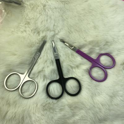 China Straight Round Thinning Scissors Tip Beauty Scissors, Nail Cuticle Scissors Small Hair Trimming Scissors for sale