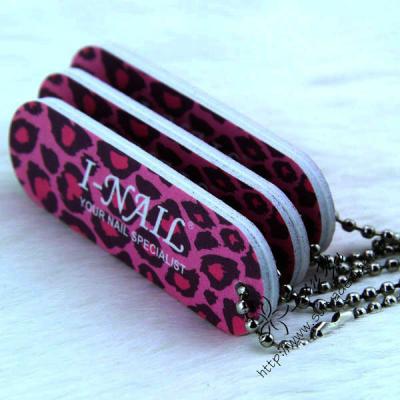 China New Design Mini Size Mini Nail File with Key Chain for sale