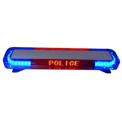 China auto police light bar with led text display screen TBD-GA-8601H 1204*275.5*183 mm for sale