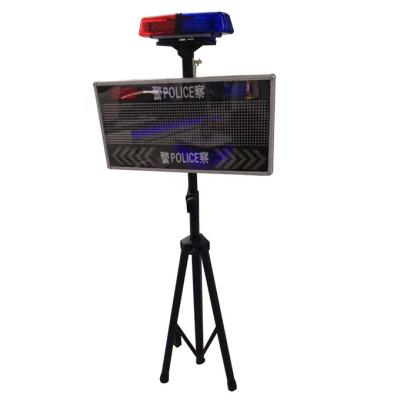 China Road Traffic Traffic Police Led Outdoor Scrolling Text Display With Stand XD-XSP-60-235H for sale