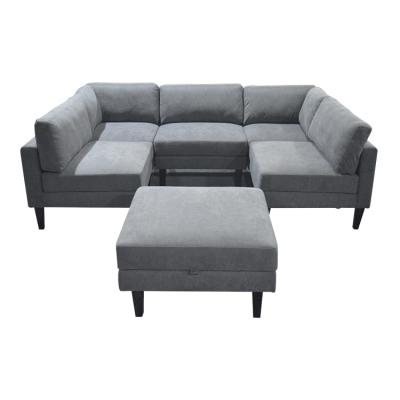 China (Other) Adjustable Modern Folding Futon With Back Bed Furniture Dark Gray Sofa Top for sale