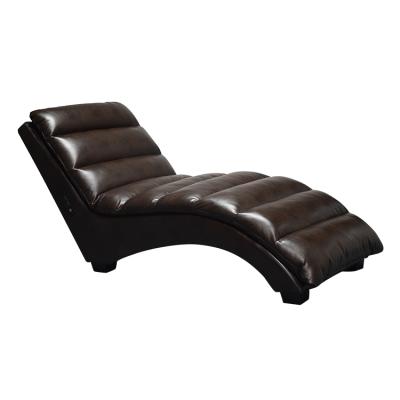 China Modern Promotional High Quality Long Span Time Living Room Furniture Sets Leather Single Sofa Bed for sale