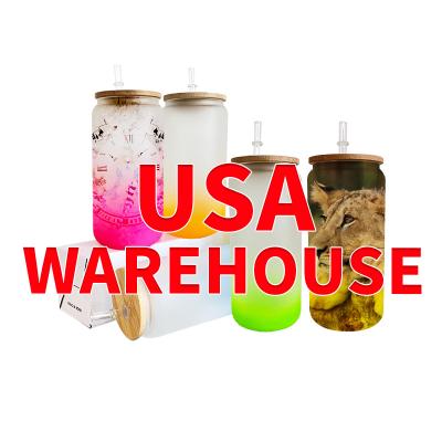 China Sublimation Tumbler 20oz Blank Sublimation Ball Frosted Glass Highs Frosted Sublimation Glass Tumbler Lean Coffee Glass Frosted Shade Color Beer Glass for sale