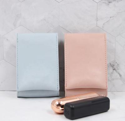 China China Luxury Hot Sales Mini Pu Leather Custom Makeup Single Lipstick Bag For Women Outdoor Makeup Bag for sale