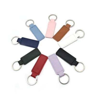 China China OEM Custom Mini Personalized Keyring Luxury Leather Key Chain For Promotion for sale