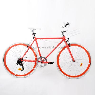 China Classic Fixed-speed 700C Steel Single-speed Steel Fixie Bike for sale