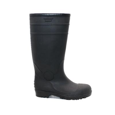 China Anti-impact Women Man Safety PVC Safety Waterproof Rain Boots for sale