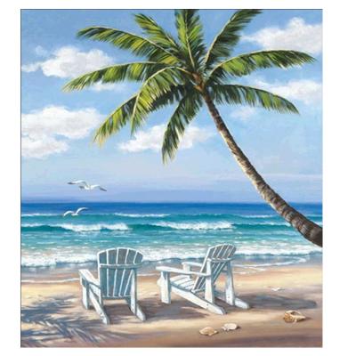 China DIY digital oil painting landscape oil painting color fill oil painting CREATIVE digital decoration can be customized for sale