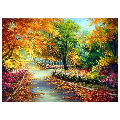 China Hot Sale 5d Diamond Painting Modern Diamond Painting Canvas Art Oil Painting Landscape Mura for sale