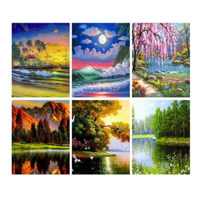 China diy diamond painting canvas art 5d modern living room decoration painting for sale